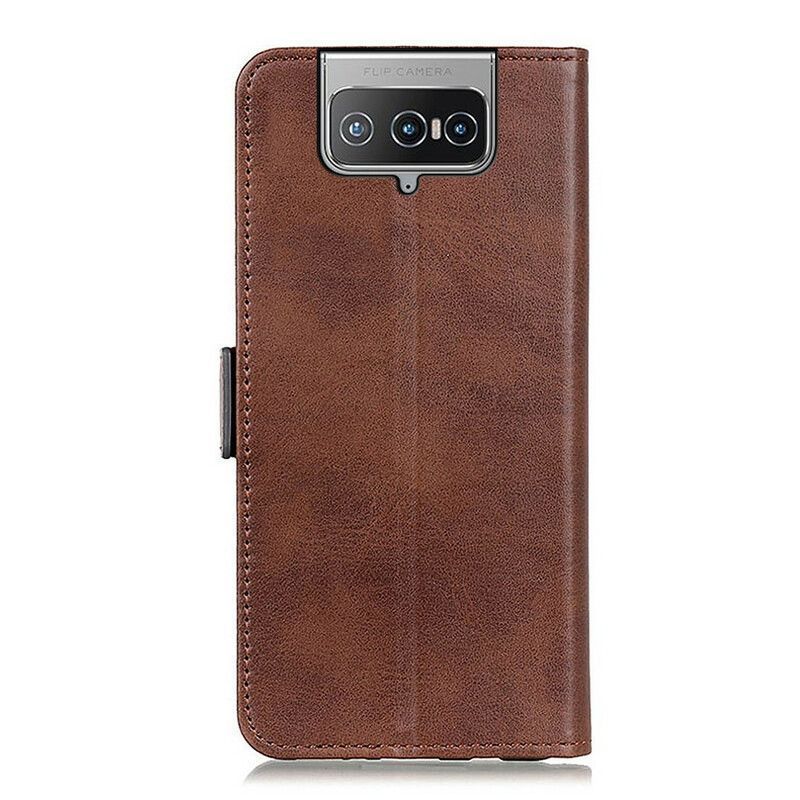 Azus Zenfone 8 Flip Cover Διπλό Πτερύγιο