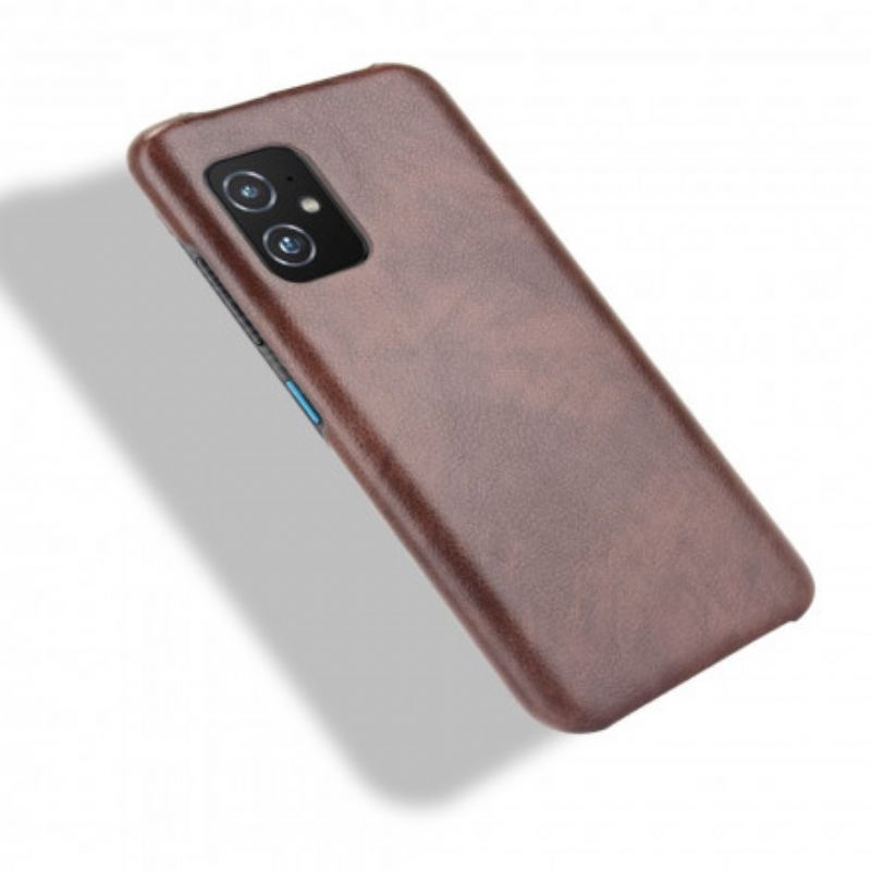 Azus Zenfone 8 Θήκη Από Δέρμα Λίτσι