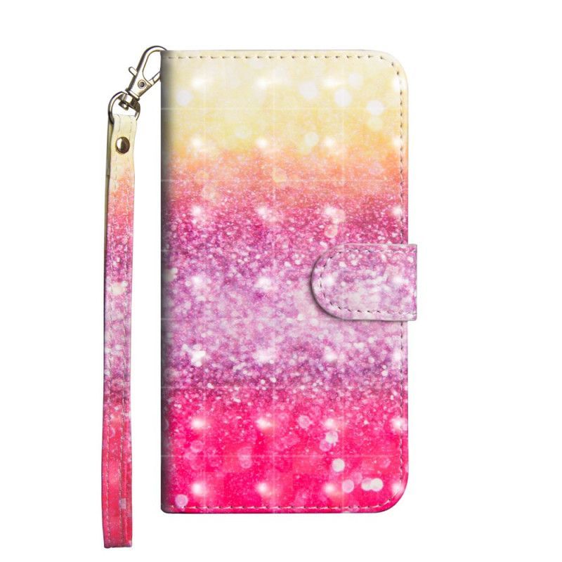 Cover Oppo A9 2020 / A5 2020 Magenta Glitter Ντεγκραντέ