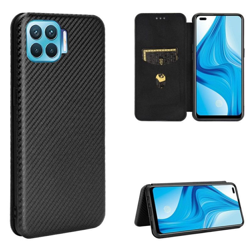 δερματινη θηκη Realme 7 Pro Μαύρο Έγχρωμη Ανθρακοσιλικόνη