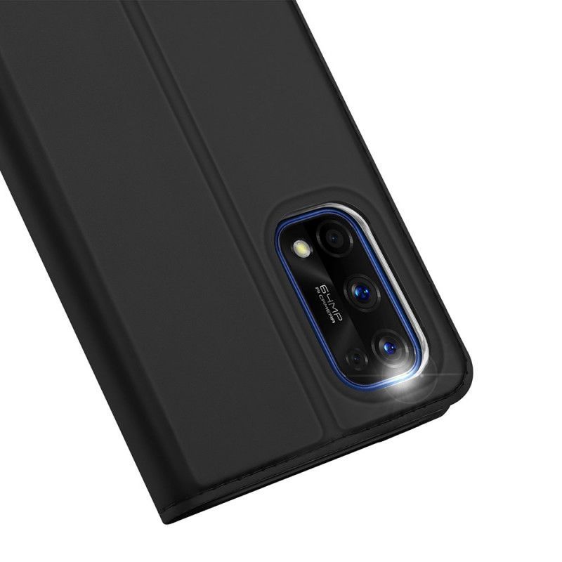 δερματινη θηκη Realme 7 Pro Μαύρο Skin Pro Dux Ducis