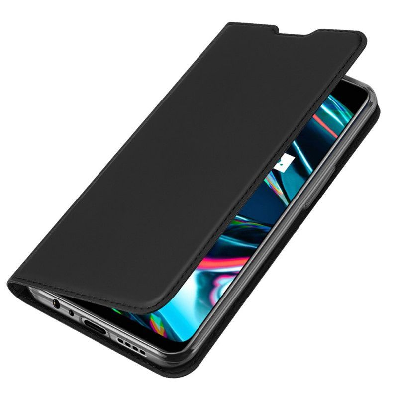 δερματινη θηκη Realme 7 Pro Μαύρο Skin Pro Dux Ducis