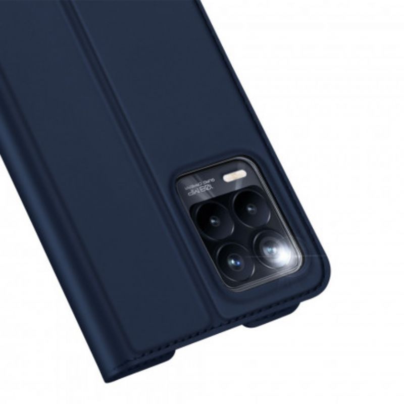 δερματινη θηκη Realme 8 / 8 Pro Μαύρο Skin Pro Dux Ducis Πρωτότυπος