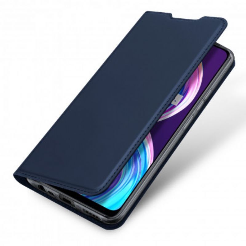 δερματινη θηκη Realme 8 / 8 Pro Μαύρο Skin Pro Dux Ducis Πρωτότυπος