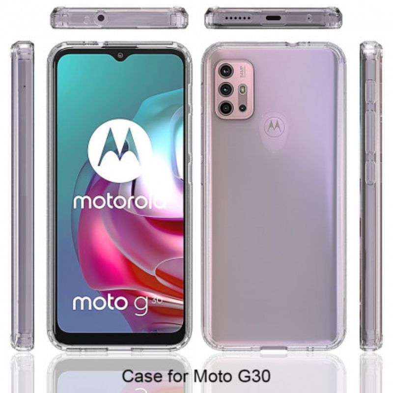 Διαφανείς Γωνίες Moto G30 / Moto G10 Με Ενισχυμένη Θήκη