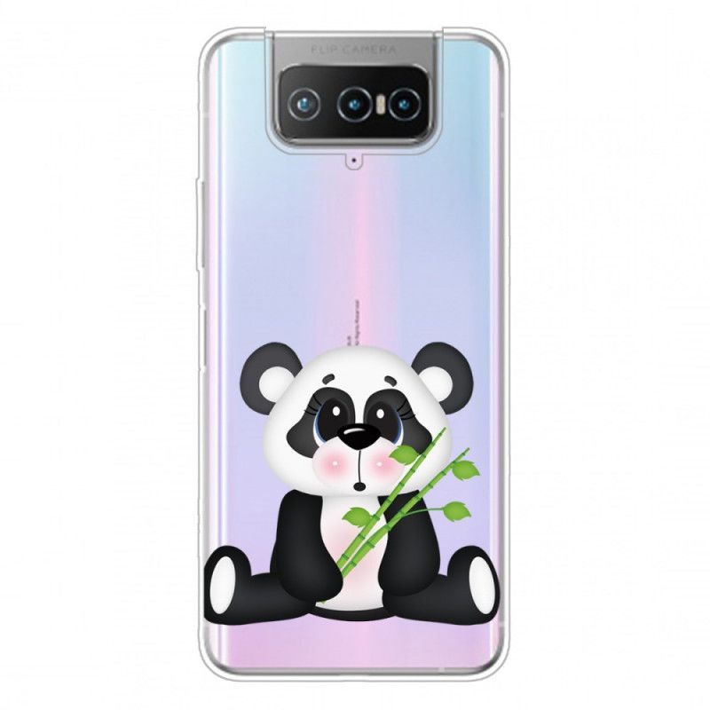 Κάλυμμα Asus Zenfone 7 / 7 Pro Διαφανές Λυπημένο Panda