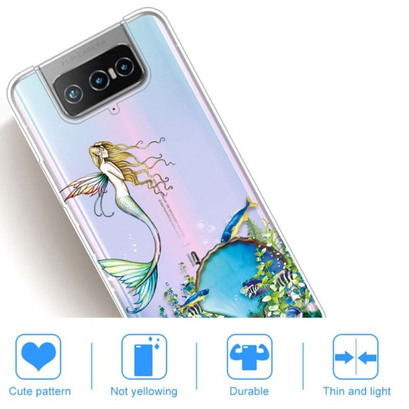 Κάλυμμα Asus Zenfone 7 / 7 Pro Θήκες Κινητών Μπλε Γοργόνα