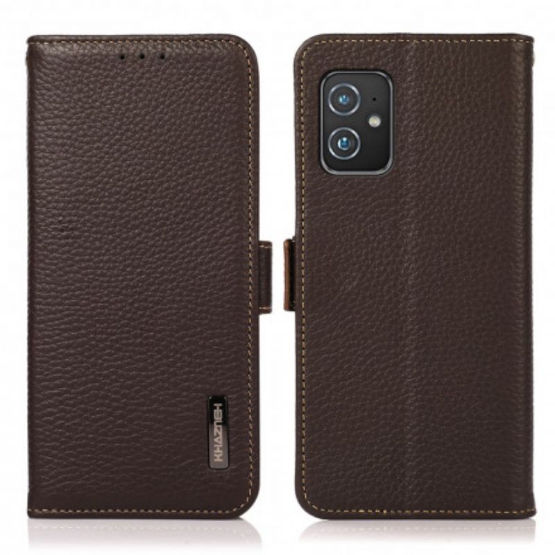 Κάλυμμα Azus Zenfone 8 Litchi Khazneh Leather