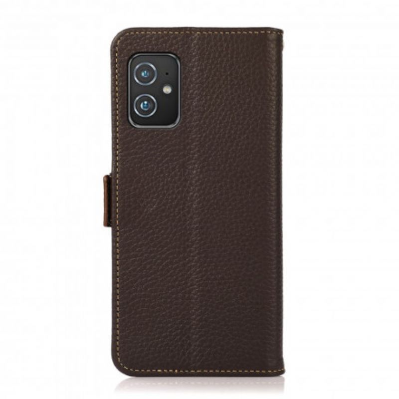 Κάλυμμα Azus Zenfone 8 Litchi Khazneh Leather