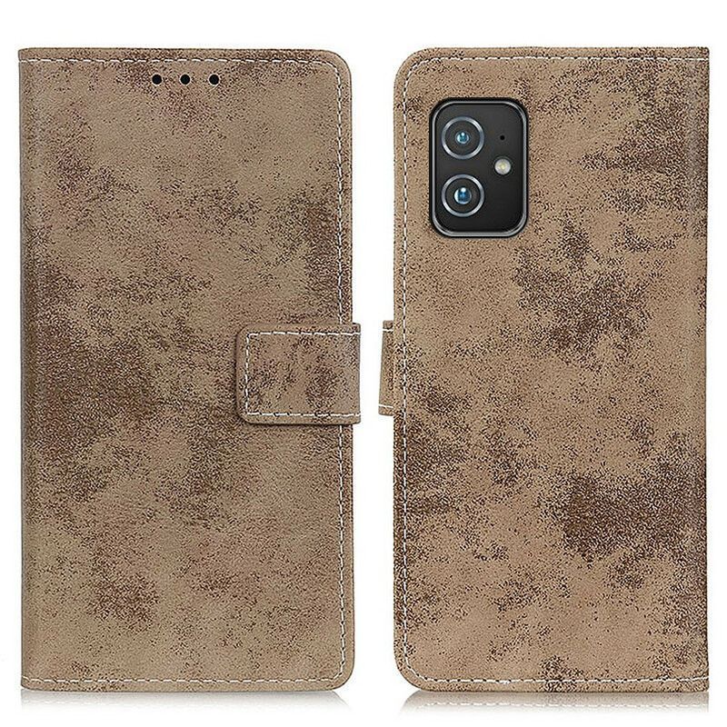 Κάλυμμα Azus Zenfone 8 Vintage Faux Leather