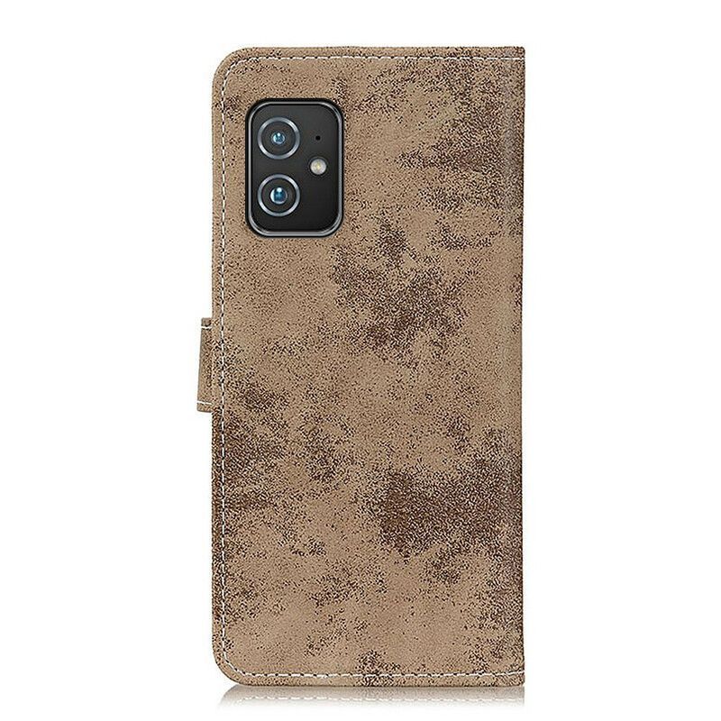 Κάλυμμα Azus Zenfone 8 Vintage Faux Leather