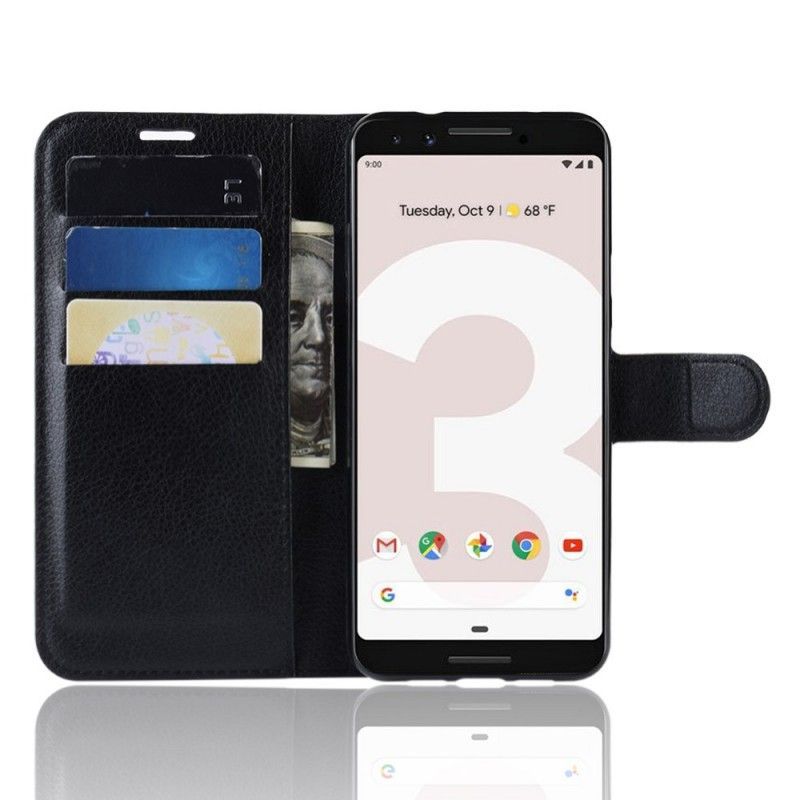 Κάλυμμα Folio Google Pixel 3A Μαύρο Κλασικό