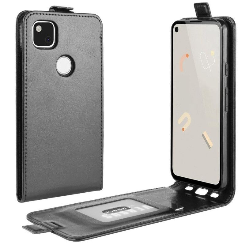 Κάλυμμα Folio Google Pixel 4a Μαύρο Αναδίπλωση