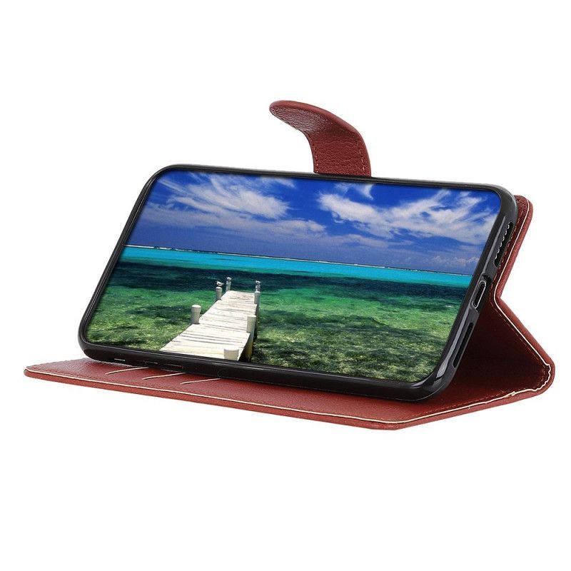 Κάλυμμα Folio Moto G200 5G Μαύρο Παραδοσιακά Λίτσι