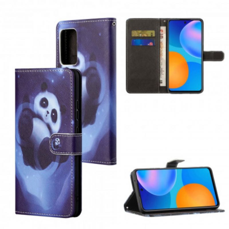 Κάλυμμα Folio Motorola Edge 20 Pro Θήκες Κινητών Panda Space Strappy