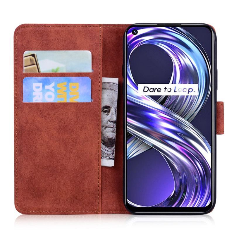 Κάλυμμα Folio Realme 8i Μαύρο Αφή Πεταλούδα