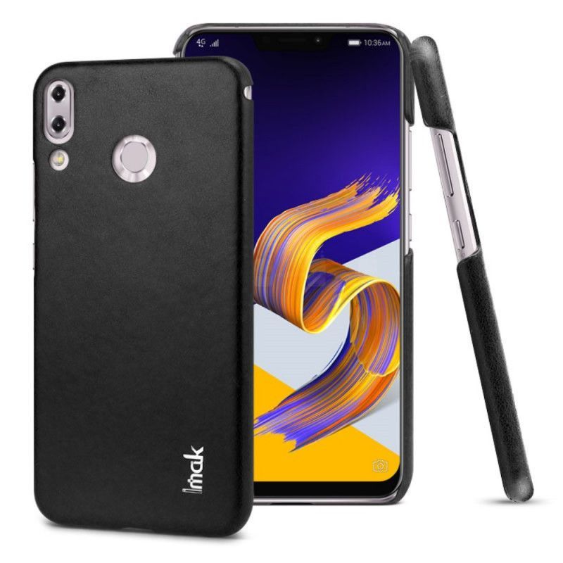 Κάλυμμα Για Asus ZenFone 5 / 5Z Μαύρο Σειρά Εφέ Δέρματος Imak Ruiyi