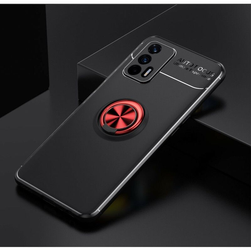 Κάλυμμα Για Realme GT 5G Μαύρο Περιστρεφόμενος Δακτύλιος