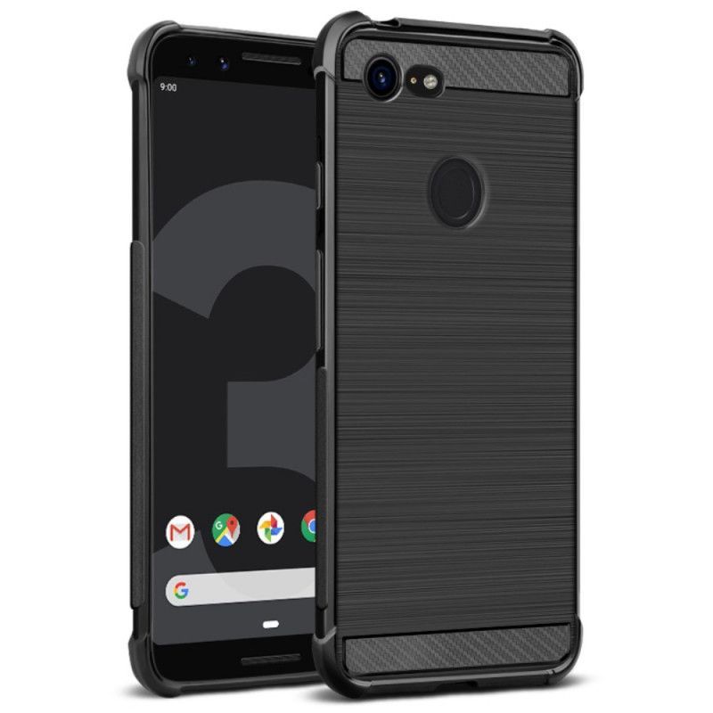 Κάλυμμα Google Pixel 3 Θήκες Κινητών Imak Βουρτσισμένο Ανθρακονήματα