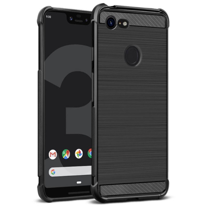 Κάλυμμα Google Pixel 3 XL Θήκες Κινητών Imak Βουρτσισμένο Ανθρακονήματα