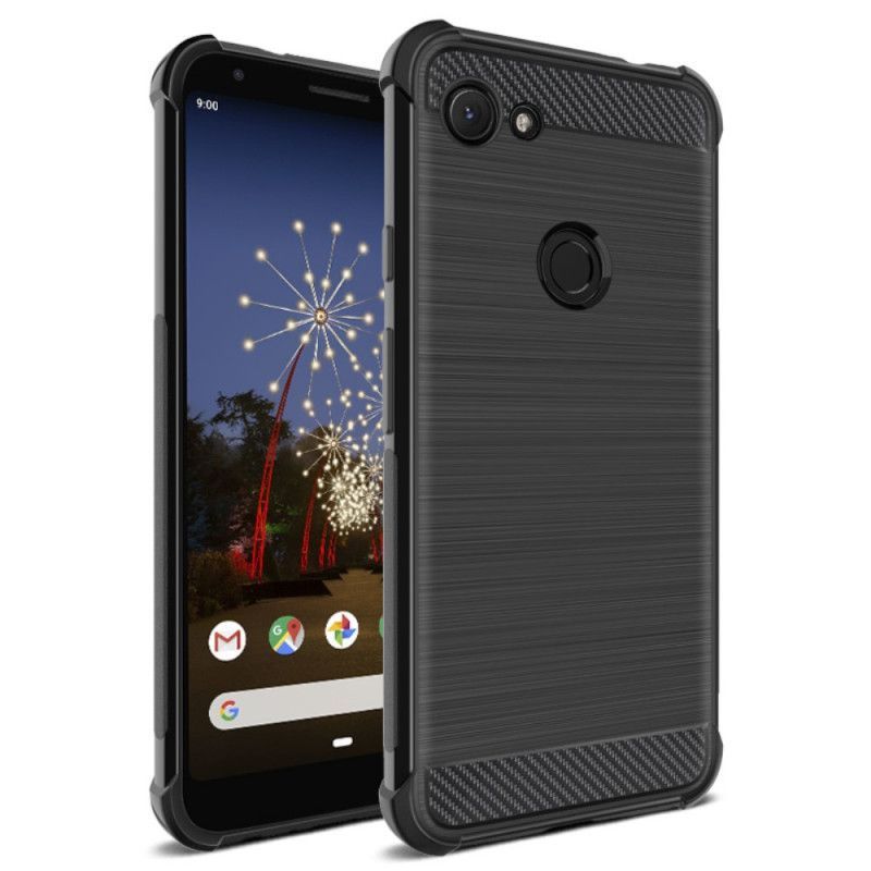 Κάλυμμα Google Pixel 3A XL Θήκες Κινητών Imak Βουρτσισμένο Ανθρακονήματα