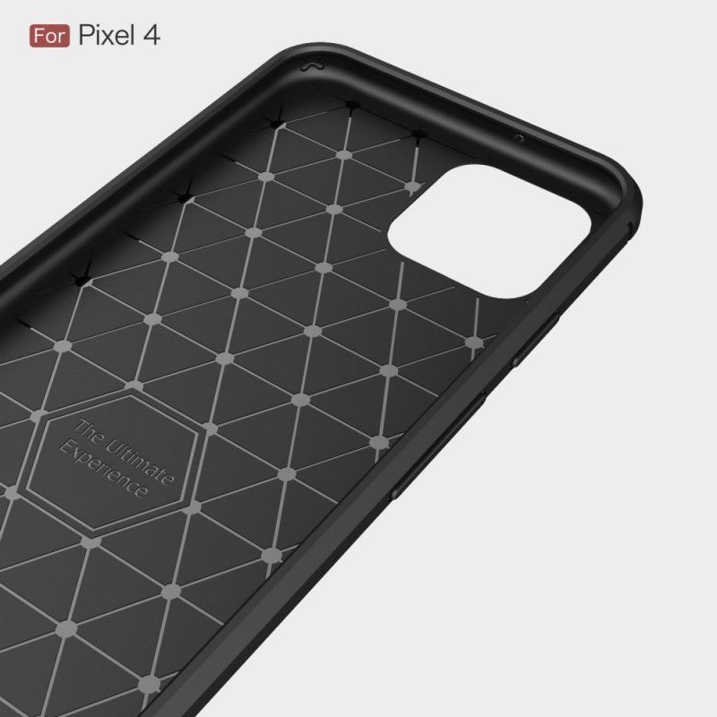 Κάλυμμα Google Pixel 4 Μαύρο Βουρτσισμένη Ίνα Άνθρακα