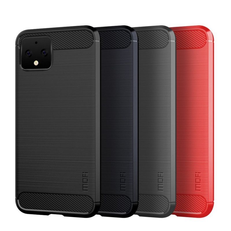 Κάλυμμα Google Pixel 4 Μαύρο Μόφι Βουρτσισμένο Ανθρακονήματα