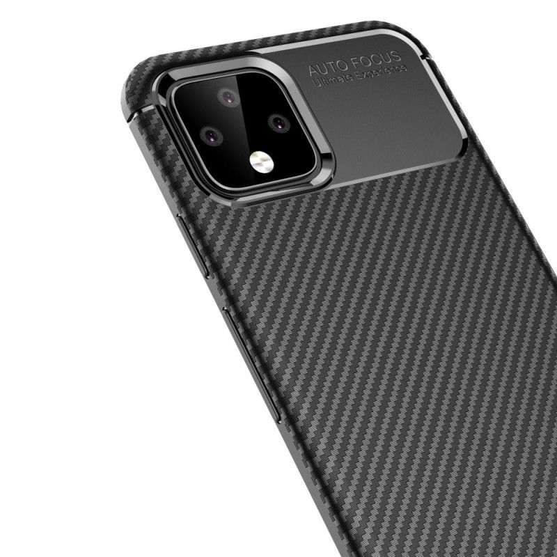 Κάλυμμα Google Pixel 4 XL Μαύρο Εύκαμπτη Υφή Από Ανθρακονήματα