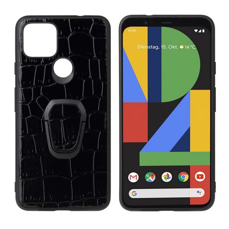 Κάλυμμα Google Pixel 4A 5G Κροκόδειλος Με Δαχτυλίδι