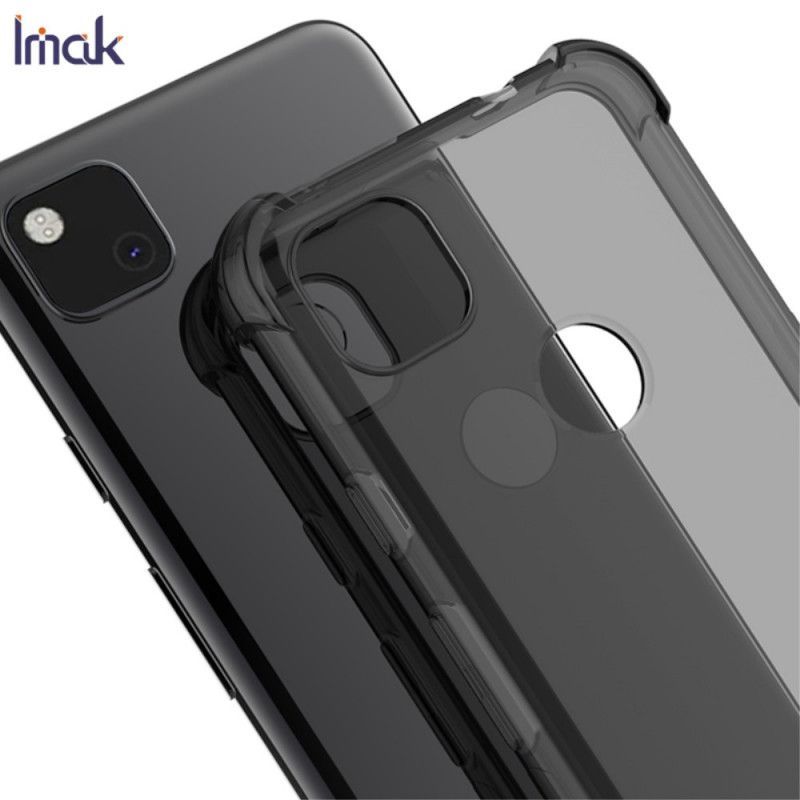 Κάλυμμα Google Pixel 4a Γκρι Διάφανο Μεταξένιο Ιμάκ