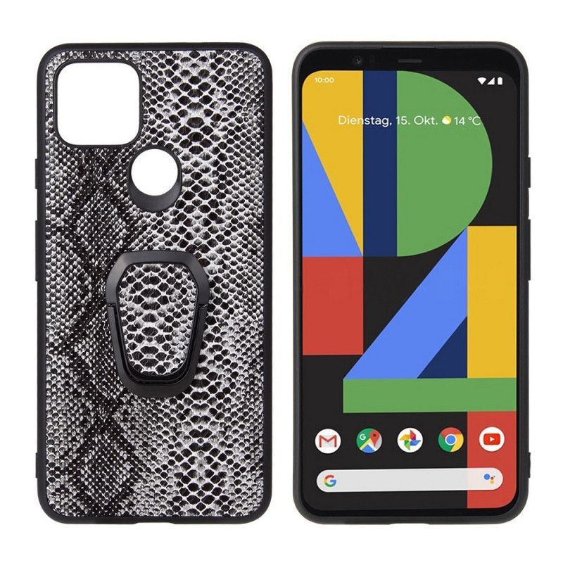 Κάλυμμα Google Pixel 5 Στυλ Φιδιού Με Δαχτυλίδι Πρωτότυπος