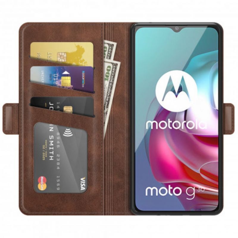 Κάλυμμα Moto G30 / Moto G10 Διπλό Πτερύγιο