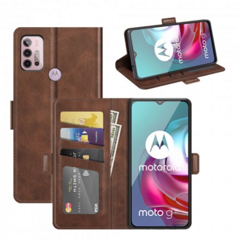 Κάλυμμα Moto G30 / Moto G10 Διπλό Πτερύγιο