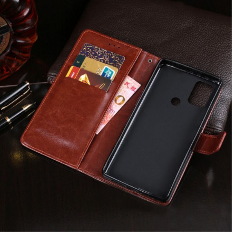 Κάλυμμα Moto G30 / Moto G10 Faux Leather Idewei