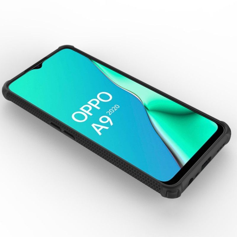 Κάλυμμα Oppo A9 2020 Μαύρο Δαχτυλίδι Premium