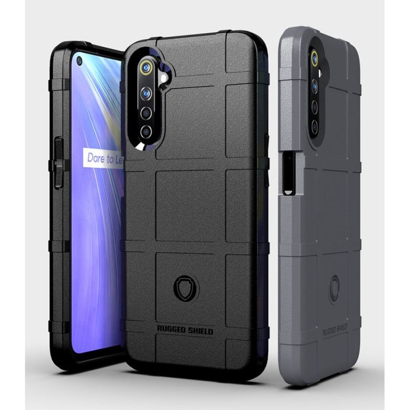 Κάλυμμα Realme 6 Μαύρο Τραχιά Ασπίδα