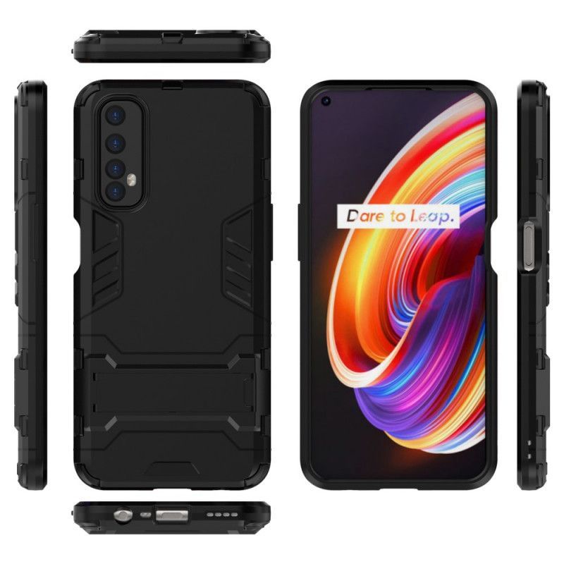 Κάλυμμα Realme 7 Μαύρο Εξαιρετικά Ανθεκτική Γλώσσα