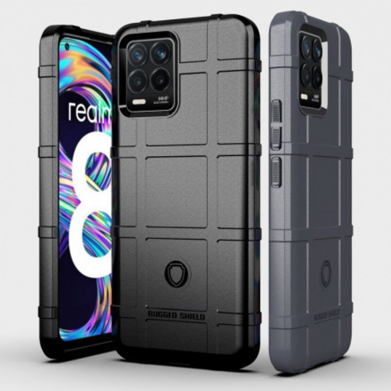 Κάλυμμα Realme 8 / 8 Pro Μαύρο Τραχιά Ασπίδα