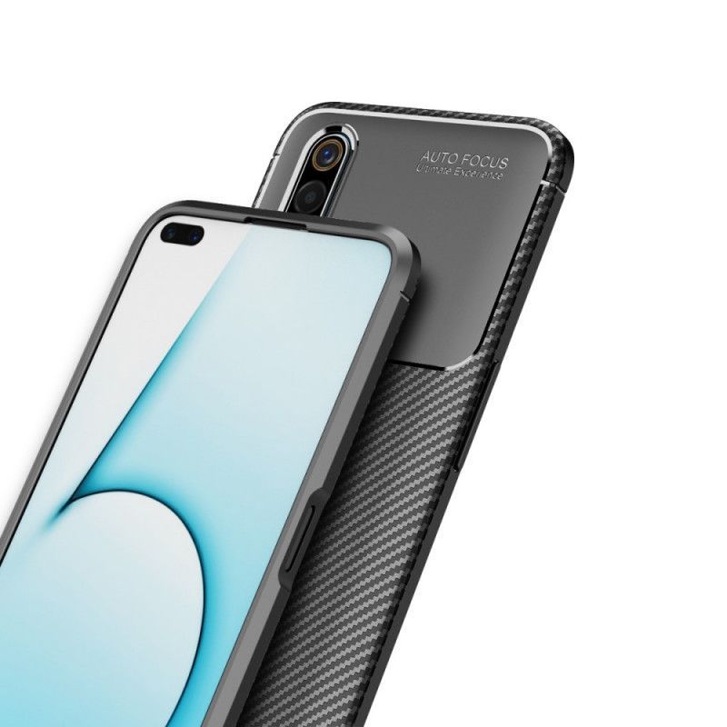 Κάλυμμα Realme X50 Μαύρο Εύκαμπτη Υφή Από Ανθρακονήματα