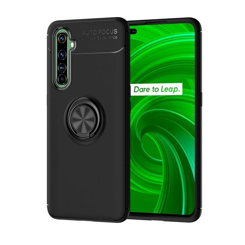 Κάλυμμα Realme X50 Pro Μαύρο Μαγνητικός Δακτύλιος σιλικόνης