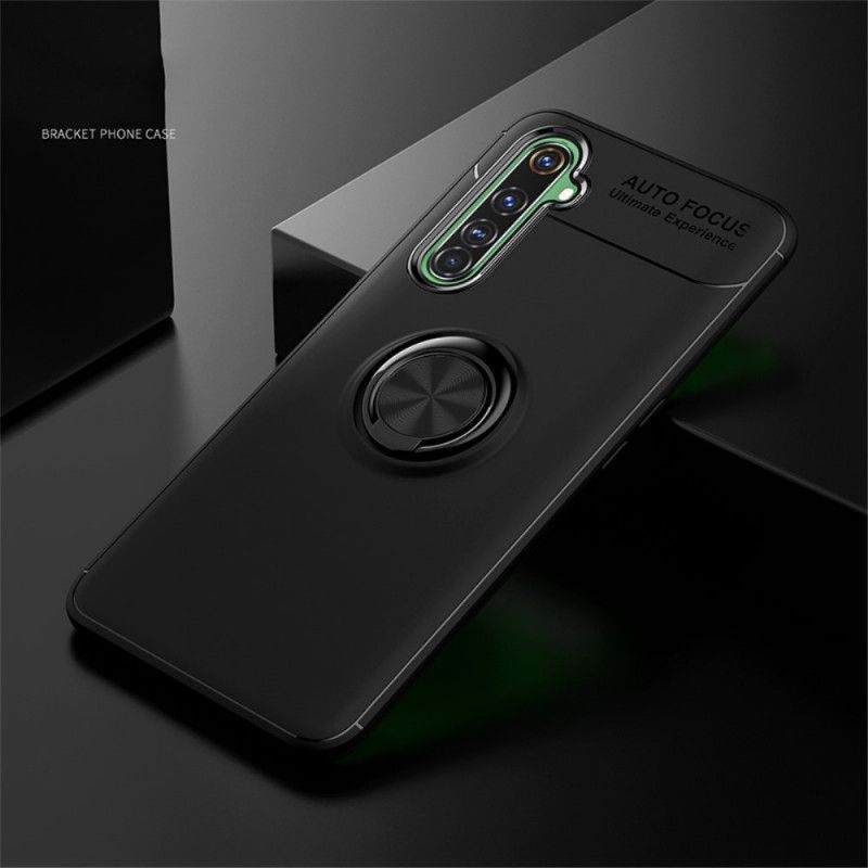 Κάλυμμα Realme X50 Pro Μαύρο Μαγνητικός Δακτύλιος σιλικόνης