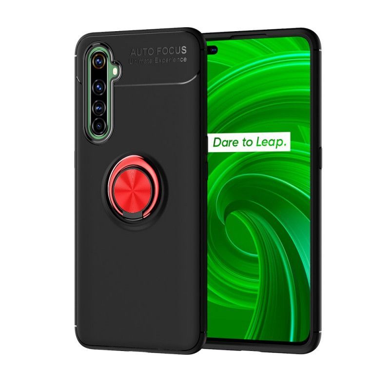 Κάλυμμα Realme X50 Pro Μαύρο Μαγνητικός Δακτύλιος σιλικόνης