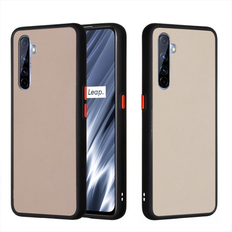 Κάλυμμα Realme X50 Pro Μαύρο Υβριδικό Σχέδιο Με Άκρα Σιλικόνης