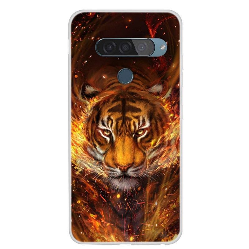 Shell Lg G8S Thinq Fire Tiger