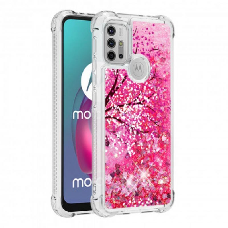 Θήκη Moto G30 / Θήκη Δέντρου Glitter Moto G10