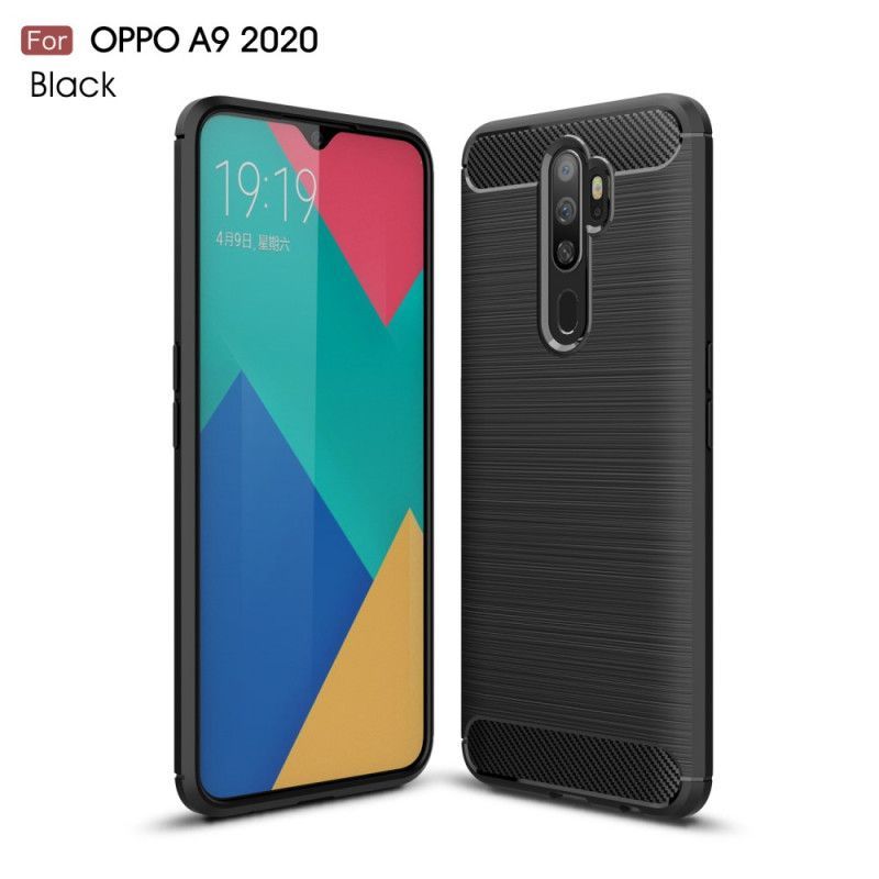 Θήκη Oppo A9 2020 / A5 2020 Βουρτσισμένες Ίνες Άνθρακα