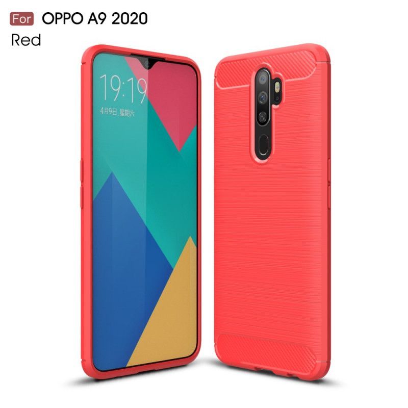 Θήκη Oppo A9 2020 / A5 2020 Βουρτσισμένες Ίνες Άνθρακα