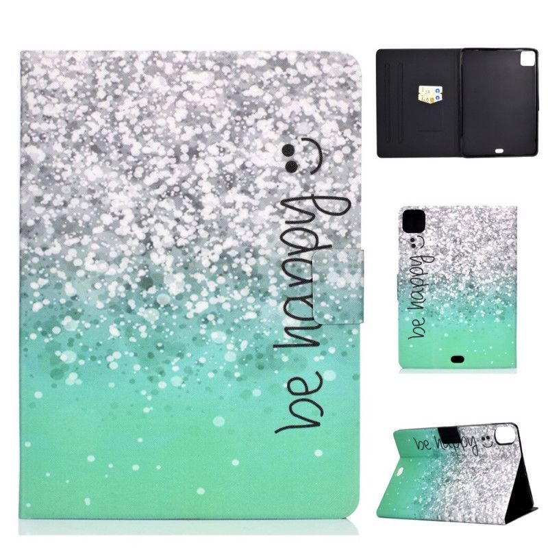 Cover Ipad Pro 11" (2020) (2019) / Air 10.5" (2018) Glitter Να Είσαι Χαρούμενος