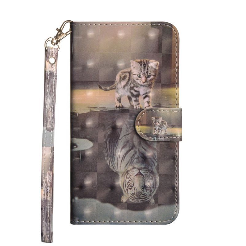 δερματινη Κάλυμμα iPhone 12 / 12 Pro Ελαφριά Κηλίδα Ernest The Tiger Πρωτότυπος