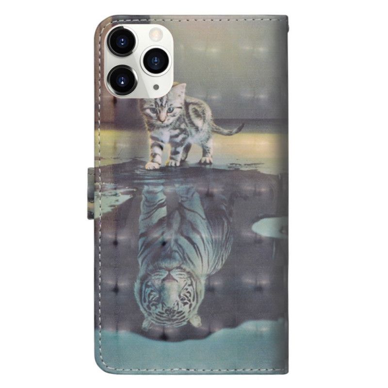 δερματινη Κάλυμμα iPhone 12 / 12 Pro Ελαφριά Κηλίδα Ernest The Tiger Πρωτότυπος